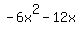 +-6x%5E2-12x