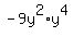+-9y%5E2+%2A+y%5E4+