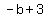 +-b+%2B+3