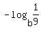 +-log%28b+%2C++1%2F9++%29+