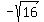 +-sqrt%28+16+%29+