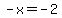 +-x+=+-2+