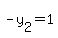 +-y%5B2%5D+=+1+