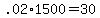 +.02%2A1500+=+30+