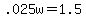 +.025w+=+1.5+