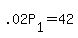 +.02P%5B1%5D+=+42+