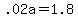 +.02a+=+1.8+