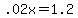 +.02x+=+1.2+