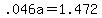 +.046a+=+1.472+