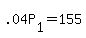 +.04P%5B1%5D+=+155+