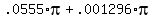 +.0555%2Api+%2B+.001296%2Api+
