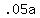 +.05a+
