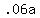 +.06a+