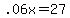 +.06x+=+27+