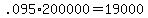 +.095%2A200000+=+19000+