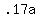 +.17a+