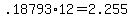 +.18793%2A12+=+2.255+
