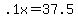 +.1x+=+37.5+