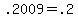 +.2009+=+.2+