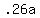 +.26a+