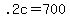+.2c+=+700+