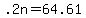 +.2n+=+64.61+