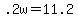 +.2w+=+11.2+