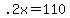 +.2x+=+110+