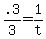 +.3+%2F+3+=+1+%2F+t+