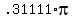 +.31111%2Api+