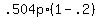 +.504p%2A%28+1+-+.2+%29+