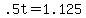+.5t+=+1.125+