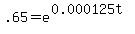 +.65+=+e%5E%280.000125t%29