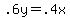 +.6y+=+.4x+