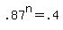 +.87%5En+=+.4+
