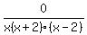 +0%2Fx%28x%2B2%29%28x-2%29+