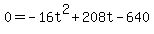 +0=-16t%5E2%2B208t-640+