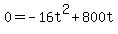 +0=-16t%5E2%2B800t+