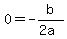 +0+=+-b%2F%282a%29+