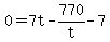 +0+=+7t+-+770%2Ft+-+7+