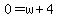 +0+=+w%2B4+