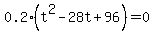 +0.2%28t%5E2+-28t+%2B+96%29=0