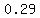+0.29