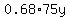 +0.68%2A75y