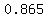 +0.865