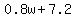 +0.8w+%2B7.2+
