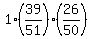 +1%2A%2839%2F51%29%2A%2826%2F50%29+