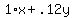 +1%2Ax+%2B+.12y+