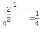+1%2F%28+4%5E%282%2F2%29%29+=+1%2F4+