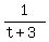 +1%2F%28+t%2B3+%29+